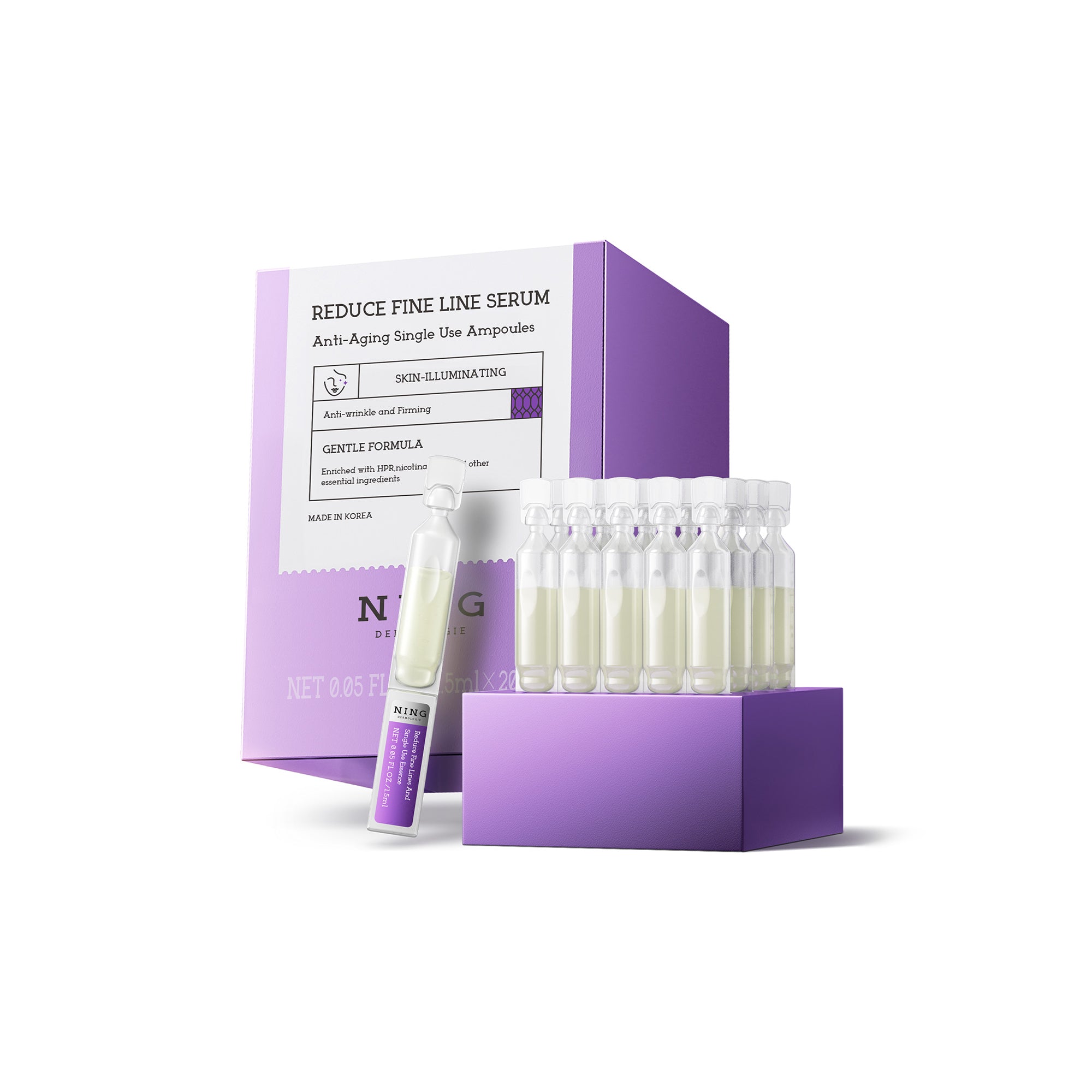 Peptides Serum for Face with Retinol, Niacinamide, Panthenol, VC-IP