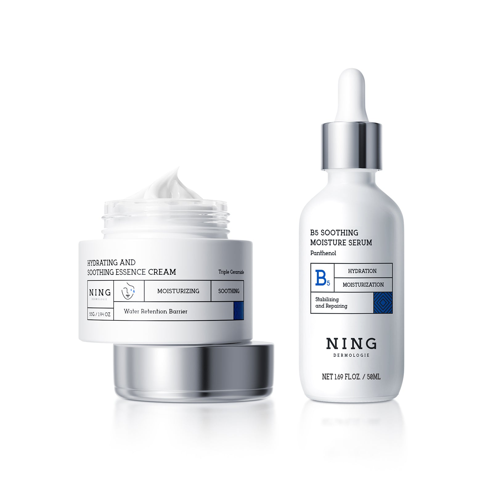 NING DERMOLOGIE Barrier Recovery System - Serum, Cream