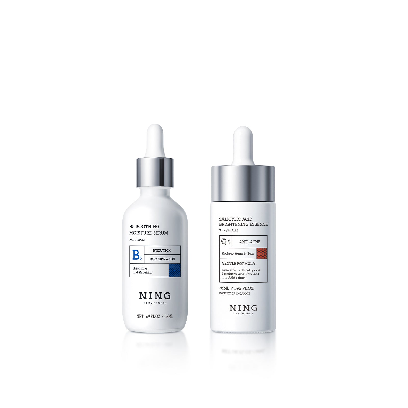 Acne-Clarifying & Barrier Recovery System - Cleanser, Serum