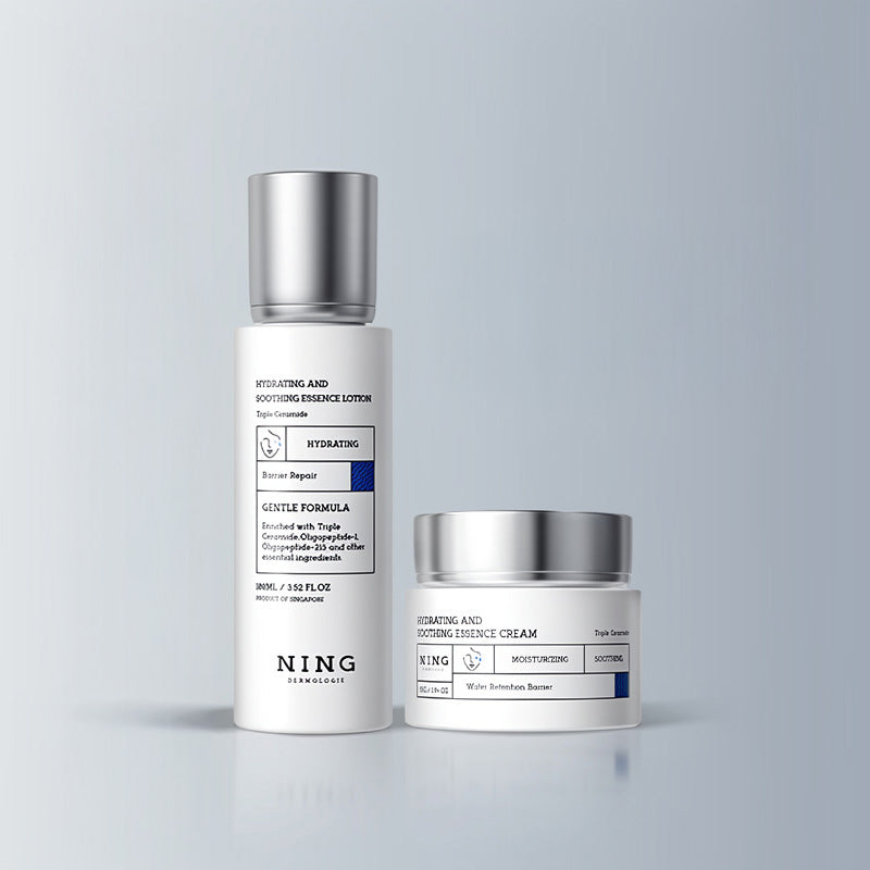 NING DERMOLOGIE Hydrating & Soothing System - Toner, Lotion, Cream