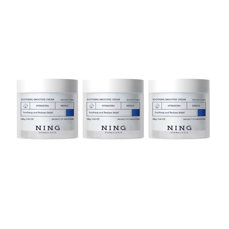 Soothing Smoothie Cream: Quickly cools and soothes, repairs daily damage, and nourishes the outer layer.