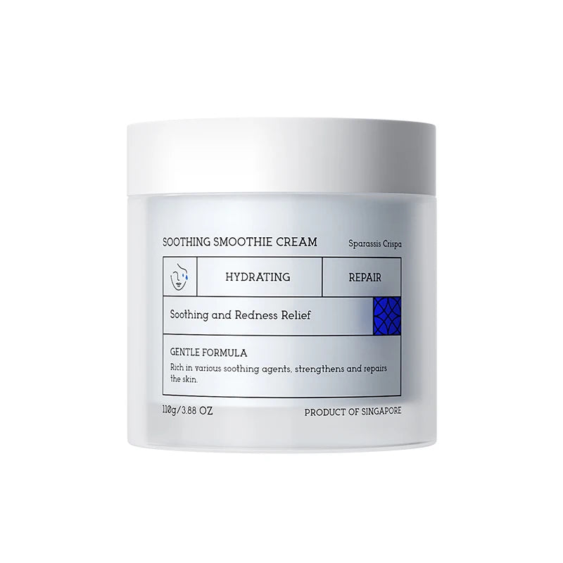 Soothing Smoothie Cream: Quickly cools and soothes, repairs daily damage, and nourishes the outer layer.