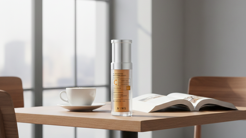 Vitamin C serums free of irritants for sensitive skin