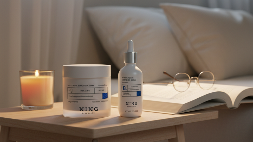 Cream and Serum Routine