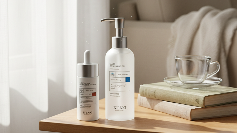 Peeling Gel and Serum Routine for Clearer, More Refined Skin