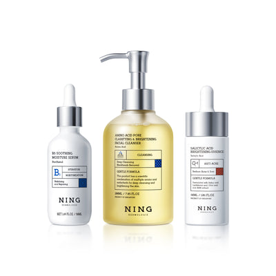 Acne-Clarifying & Barrier Recovery System - Cleanser, Serum