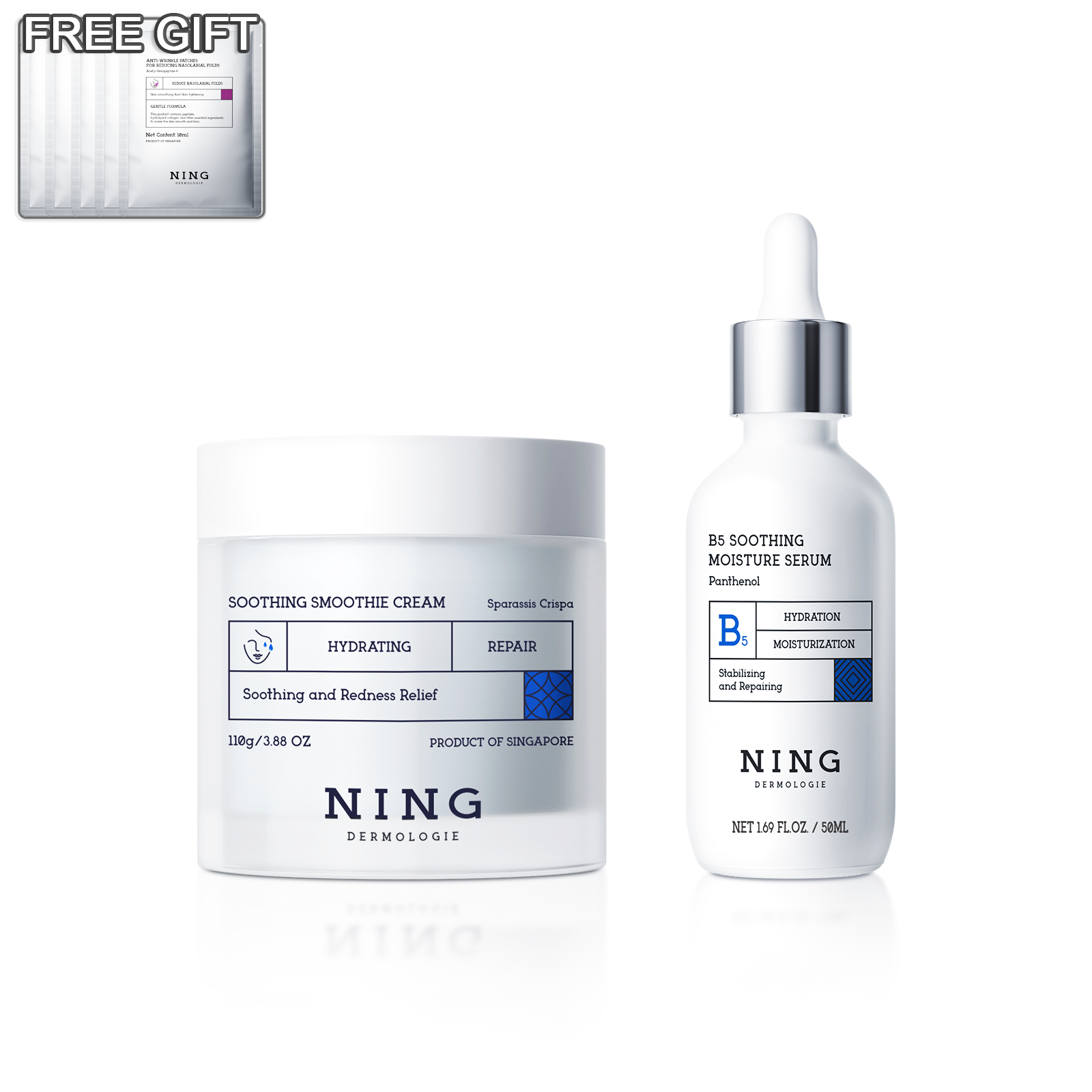 Soothe & Repair Duo-Cream, Serum