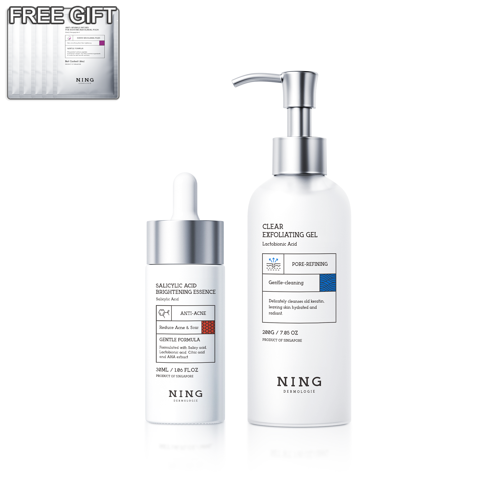 Clear & Refined Duo-Serum, Peeling Gel