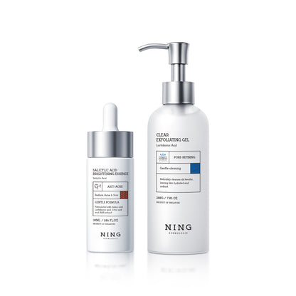 NING DERMOLOGIE Clear & Refined Duo-Serum, Peeling Gel