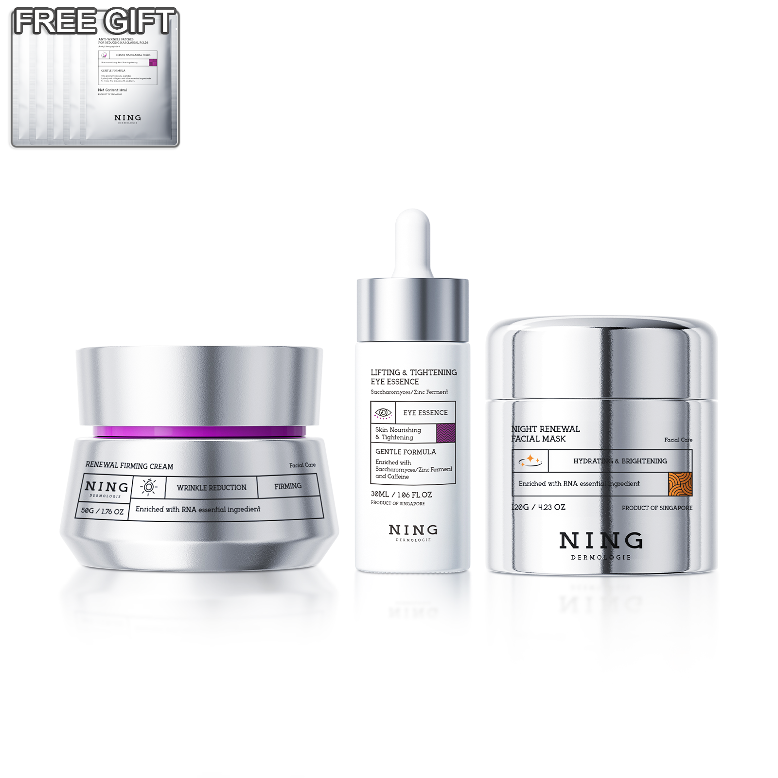 Overnight Radiance Recovery Routine - Mask, Eye Essence, Cream