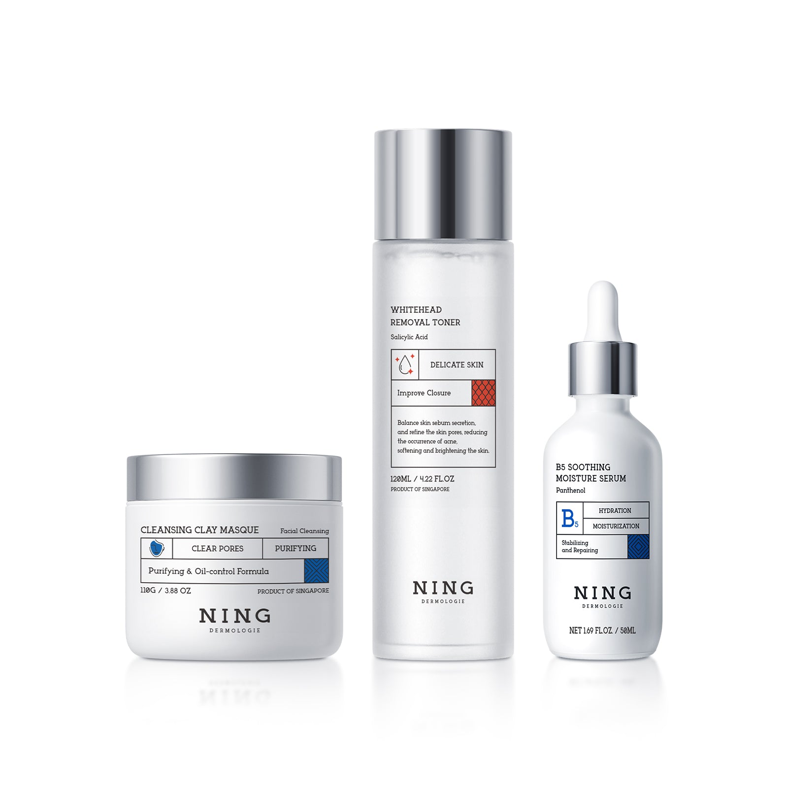 Deep Pore Detox & Refine Duo - Mask, Toner, Serum – NING