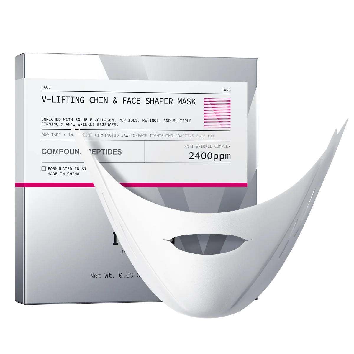 Dual-Ear Loop Peptide Lifting Mask