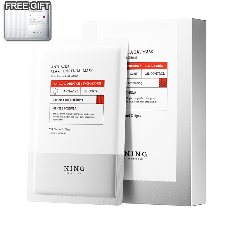 Anti-Acne Clarifying Facial Mask 10 pieces