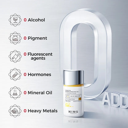 SPF50+ Facial Sunscreen | Broad Spectrum UV Protection, Lightweight, Non-Greasy, Hydrating & Brightening