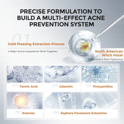 Anti-Acne Skin Repair Serum 1.5ml x 20 Single-Use Essence with 2% Encapsulated Salicylic Acid, Niacinamide & Soothing Complex