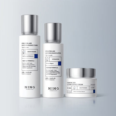 Hydrating & Soothing System - Toner, Lotion, Cream
