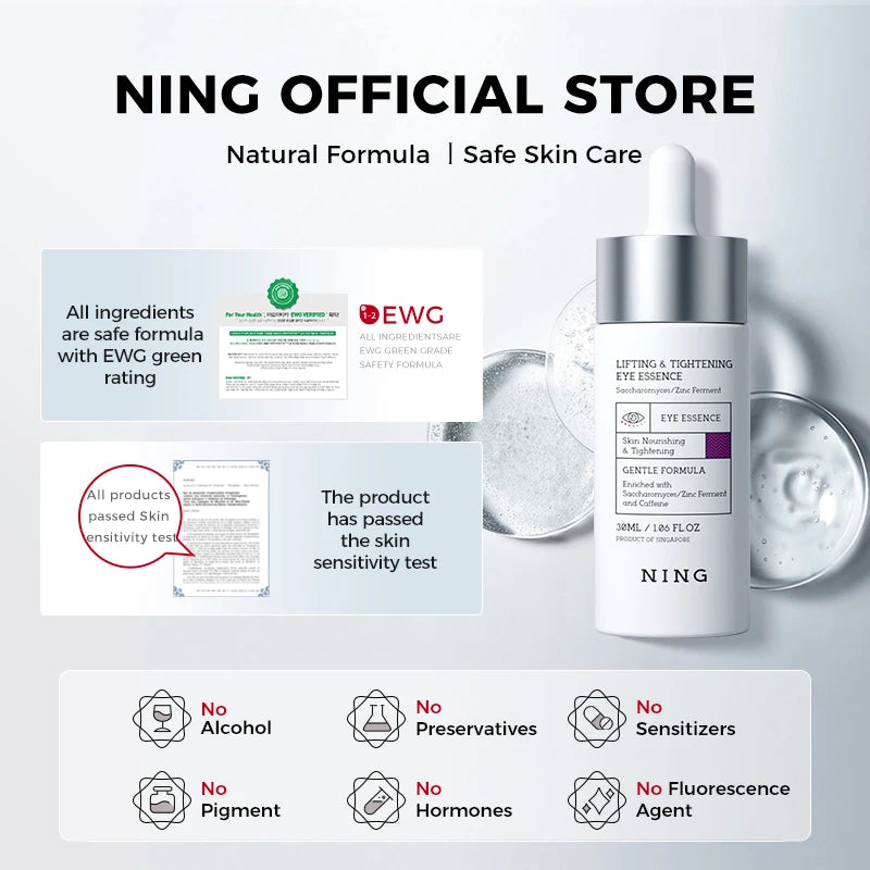 Lifting & Tightening Eye Essence with Zinc Fermented Yeast, Peptides & Retinol Palmitate