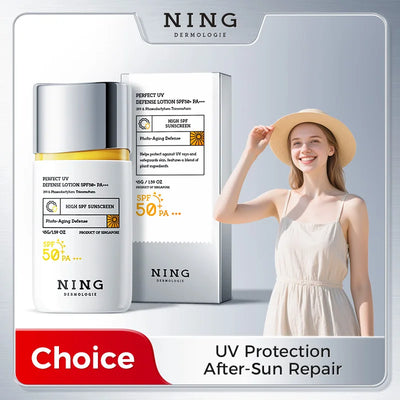 SPF50+ Facial Sunscreen | Broad Spectrum UV Protection, Lightweight, Non-Greasy, Hydrating & Brightening