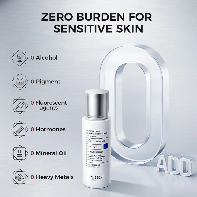NING DERMOLOGIE Hydrating & Soothing System - Toner, Lotion, Cream
